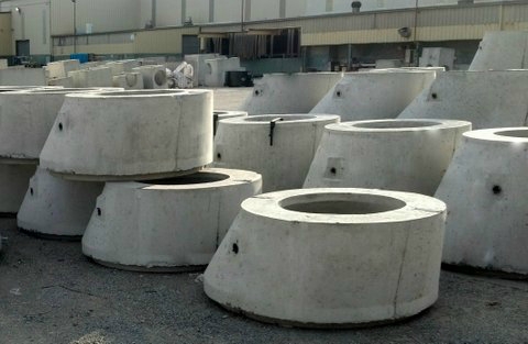 A•LOK Lift Inserts and Bolt Slots Casted Into Cones